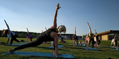 Yogakurs - Erreichbarkeit: gut mit der Bahn - Hessen Süd - Power Yoga Vinyasa, Pilates, Yoga Therapie, Classic Yoga