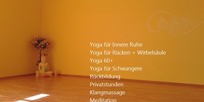 Yogakurs - geeignet für: Schwangere - Eppstein - Theresias Yoga - Urlaub für die Seele
Dein Yoga-T-Raum - Theresias Yoga - Urlaub für die Seele