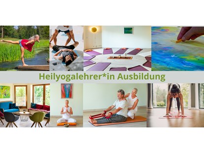 Yogakurs - vorhandenes Yogazubehör: Stühle - Heilyogalehrer*in Ausbildung