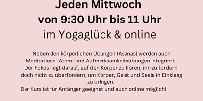 Yogakurs - Erfahrung im Unterrichten: > 100 Yoga-Kurse - Berlin-Stadt Adlershof - Hatha Yoga mit Franziska 