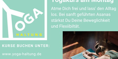 Yoga course - Kurse für bestimmte Zielgruppen: Kurse für Unternehmen - Hamburg - Yoga-Haltung.de