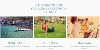 Yogakurs - Yoga Elemente: Asanas - THE EGG Greece Retreat Centre - Re-Connecting Retreat - Blue Zone Yoga Retreat