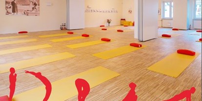 Yogakurs - Kurse mit Förderung durch Krankenkassen - Berlin-Stadt Lichterfelde - Yoga im Herzen von Berlin
Die großzügigen, hellen	Yogaräumen bieten die ideale Umgebung für Ihre Yogapraxis.  - Sivananda Yoga Vedanta Zentrum Berlin