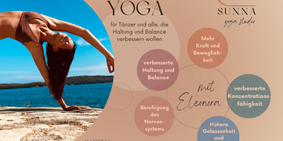 Yogakurs - Kurssprache: Englisch - Österreich - Flyer - Yoga für den Rücken mit Eleonora