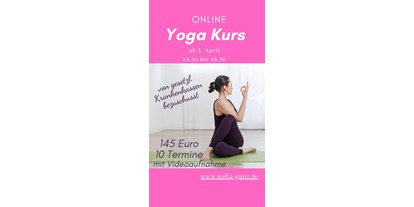 Yogakurs - Weitere Angebote: Retreats/ Yoga Reisen - Frankfurt am Main - Milla Ganz