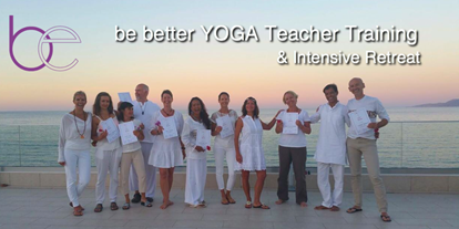 Yogakurs - Kurse für bestimmte Zielgruppen: Kurse für Unternehmen - Berlin-Stadt Tiergarten - be better YOGA Teacher Training: Happy Trainee Absolventen auf Zypern  - Kerstin Linnartz