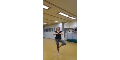 Yogakurs - vorhandenes Yogazubehör: Sitz- / Meditationskissen - Studiobild - Dr. Sylvia Hanusch