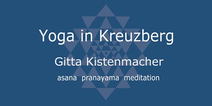 Yogakurs - Kurse mit Förderung durch Krankenkassen - Berlin-Stadt Steglitz - Gitta Kistenmacher