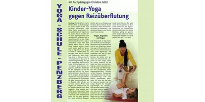 Yogakurs - Art der Yogakurse: Offene Yogastunden - Penzberg - Yogagarten / Yogaschule Penzberg Bernhard und Christine Götzl