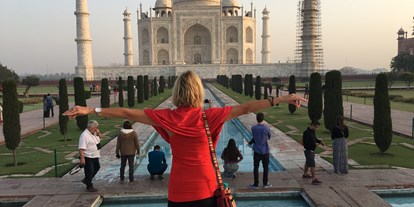 Yogakurs - Art der Yogakurse: Offene Kurse (Einstieg jederzeit möglich) - Region Bodensee - Taj Mahal in Agra  - Karin Hutter