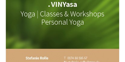 Yogakurs - Kurse für bestimmte Zielgruppen: Feminine-Yoga - Stefanie Rolle