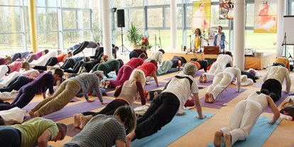 Yogakurs - vorhandenes Yogazubehör: Decken - Yogalehrer*in Ausbildung 4-Wochen intensiv