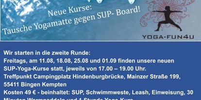 Yogakurs - Weitere Angebote: Workshops - Rheinland-Pfalz - Yoga-fun4u