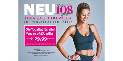 Yogakurs - Kurse mit Förderung durch Krankenkassen - Bremen-Stadt Findorff - Yogalifestyle Studio 108