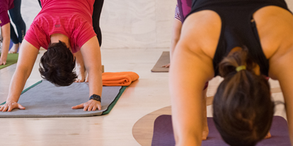 Yogakurs - vorhandenes Yogazubehör: Sitz- / Meditationskissen - Yoga bei HANSinForm - Nadine Hans