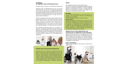 Yogakurs - Inhalte für Zielgruppen: Barrierefreies Yoga - Deutschland - ONLINE Fortbildung – Kundalini Yoga für Menschen mit körperlicher Behinderung