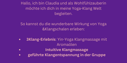 Yogakurs - spezielle Yogaangebote: Einzelstunden / Personal Yoga - Österreich - Wohlfühlzauberei - Erfahre die Magie von Yoga & Klang