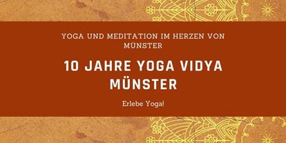 Yogakurs - Erreichbarkeit: gut mit dem Bus - Münster (Münster, Stadt) - 10 Jahre Yoga Vidya Münster - Komm vorbei! - Hatha-Yoga Präventionskurs für Anfänger