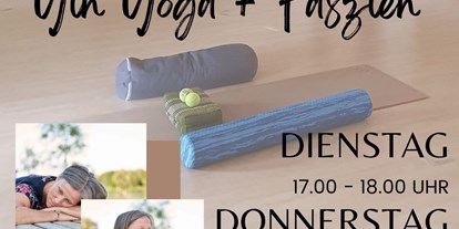Yogakurs - vorhandenes Yogazubehör: Sitz- / Meditationskissen - Schwaig (Nürnberger Land) - Yin Yoga + Faszienrollen