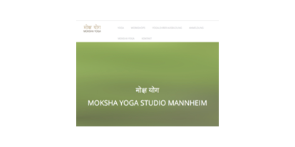 Yogakurs - Yogastil: Iyengar Yoga - Mannheim - Screenshot vom 01.05.2015 (Quelle: http://www.mokshayogastudio.de/) Der Screenshot dient dazu, den Besuchern von yoga-studios.info einen ersten optischen Eindruck vom Yogaangebot des Eintrags zu unterbreiten und wird angezeigt, solange der Eintrag noch keine Bilder hinterlegt hat. - Moksha Yoga Studio Mannheim
