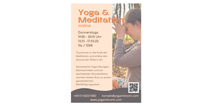 Yogakurs - spezielle Yogaangebote: Meditationskurse - Bonn - Yoga & Meditation - online
