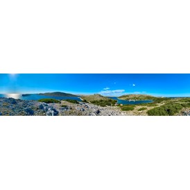 Yogaevent: Panorama über die Kornaten in Kroatien einem großen Insel-Nationalpark - Segeln und Yoga Retreat Kroatien 2022